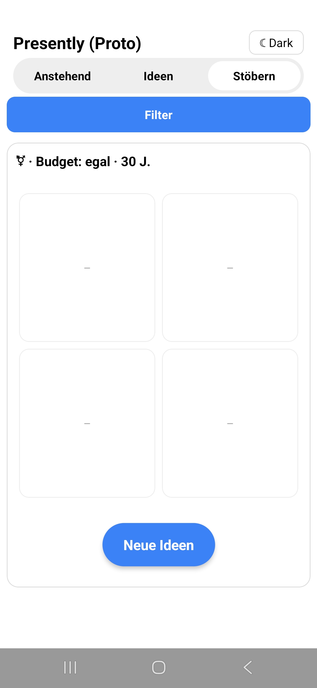 Presently Screenshot Anstehend